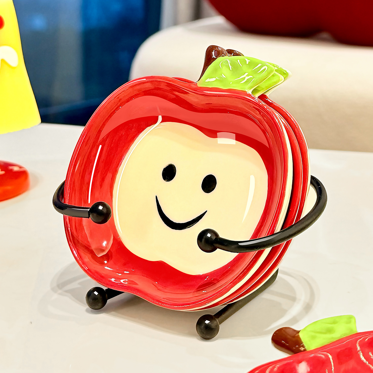 高颜值蘸料碟家用餐桌火锅调料碟套装创意陶瓷小碟子酱油碟蘸酱碟