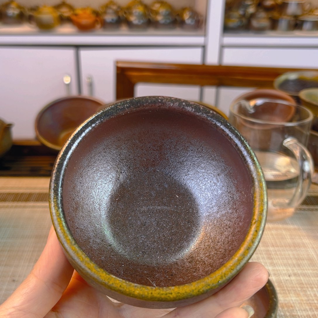 紫砂茶壶底槽清柴烧100cc