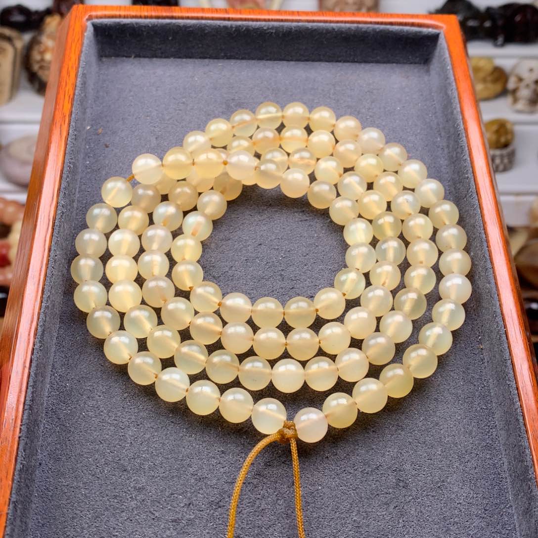 牛骨其他0.8羊角圆珠108