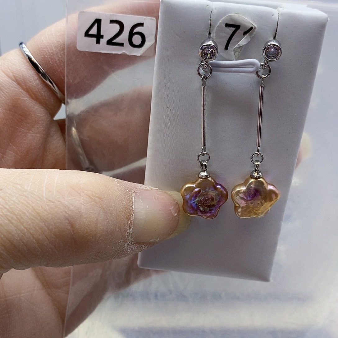 颈饰合金淡水珍珠