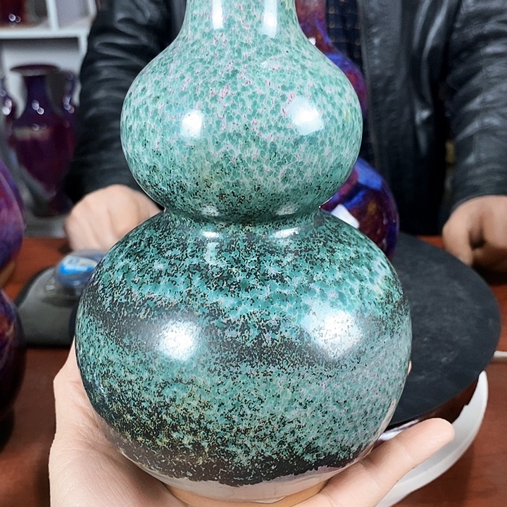 尚峰钧窑作品葫芦摆件