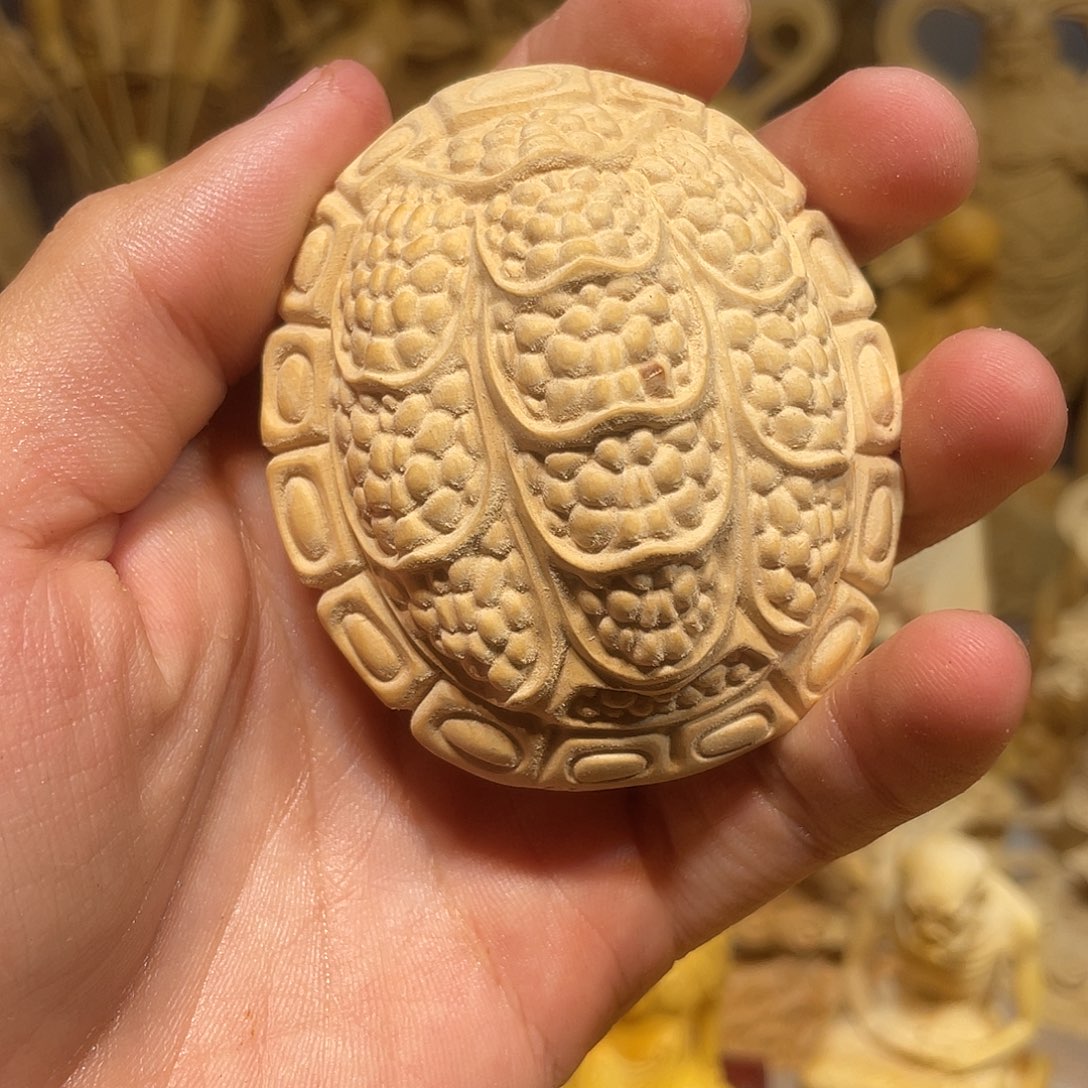 黄杨木瑕疵大号富甲