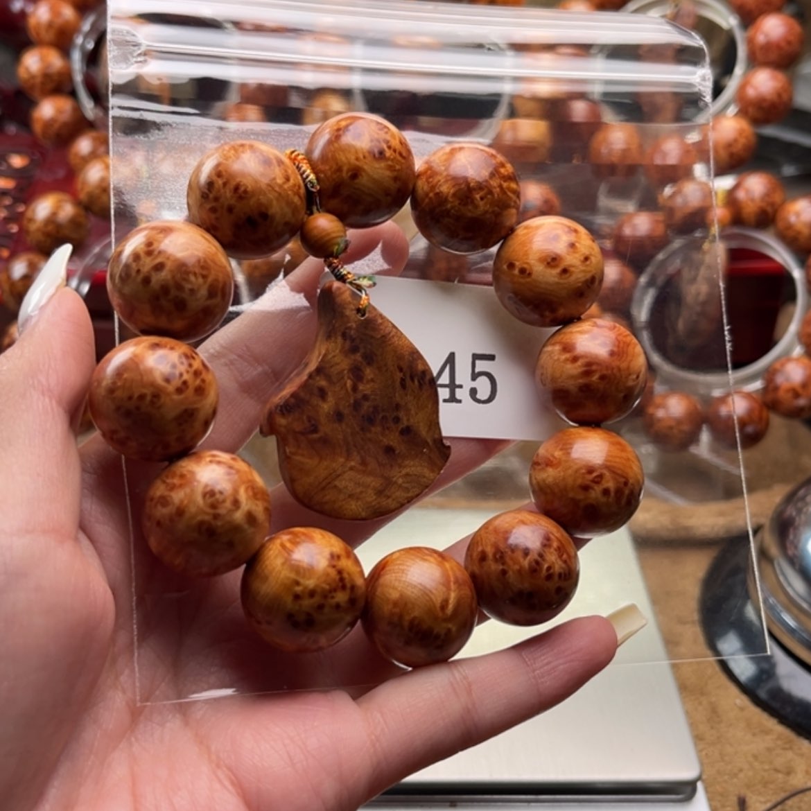【闪购商品】柏木（崖柏）手串/手链20金刚骨料