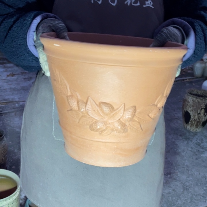 紫砂花盆口29高25正品正品