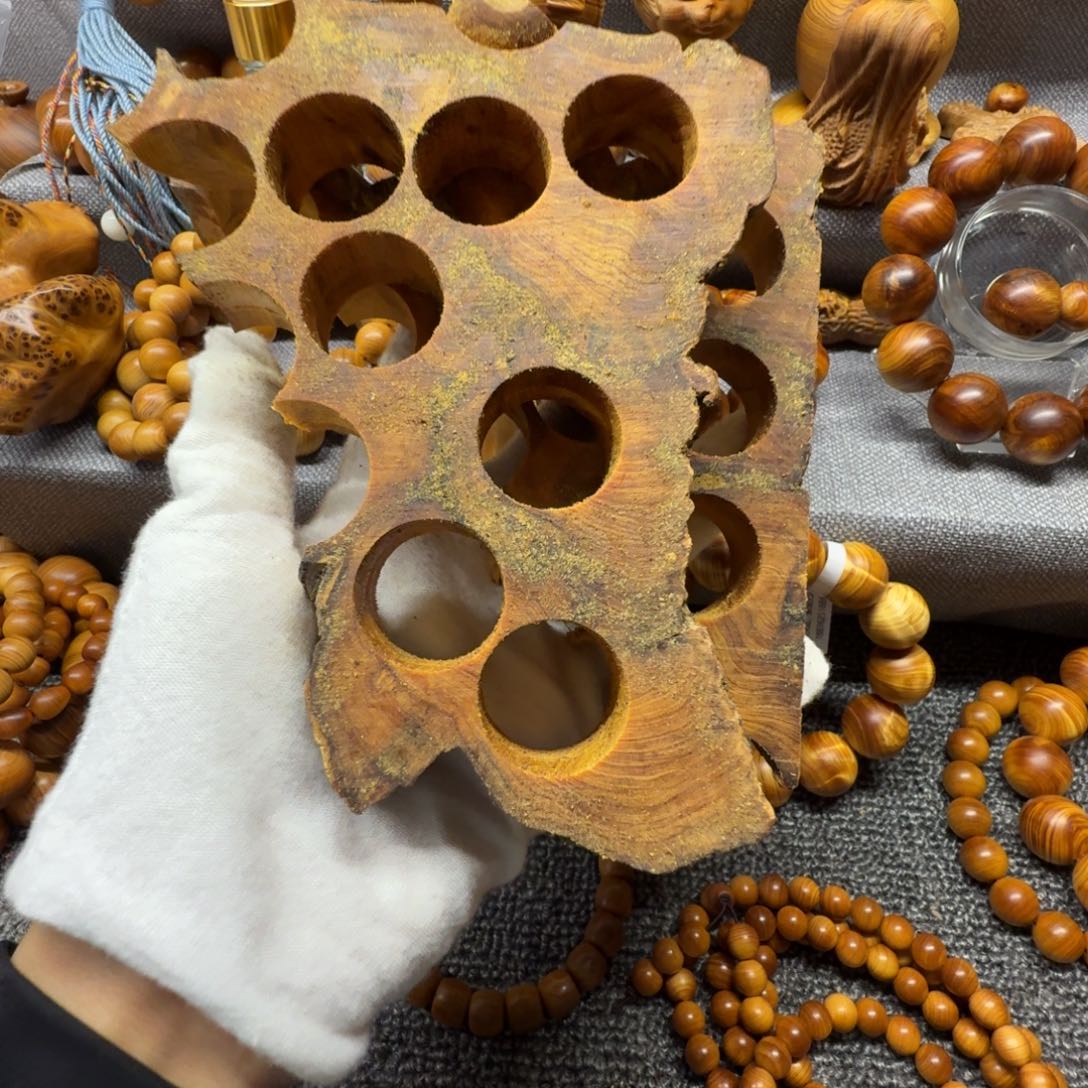 花***声柏木（崖柏）太行崖柏彩骨香薰块