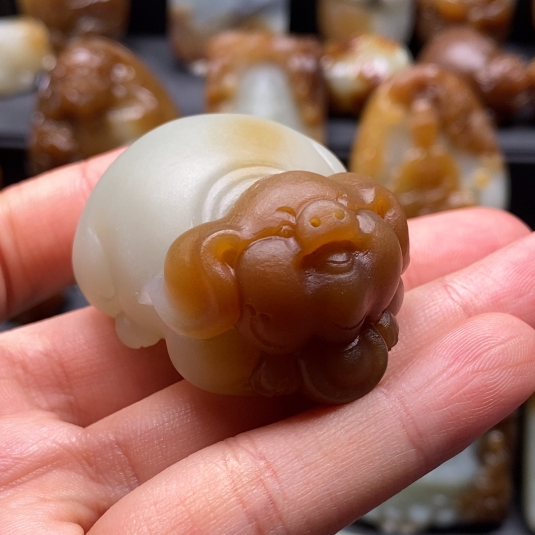 和田玉挂件未镶嵌南*烟