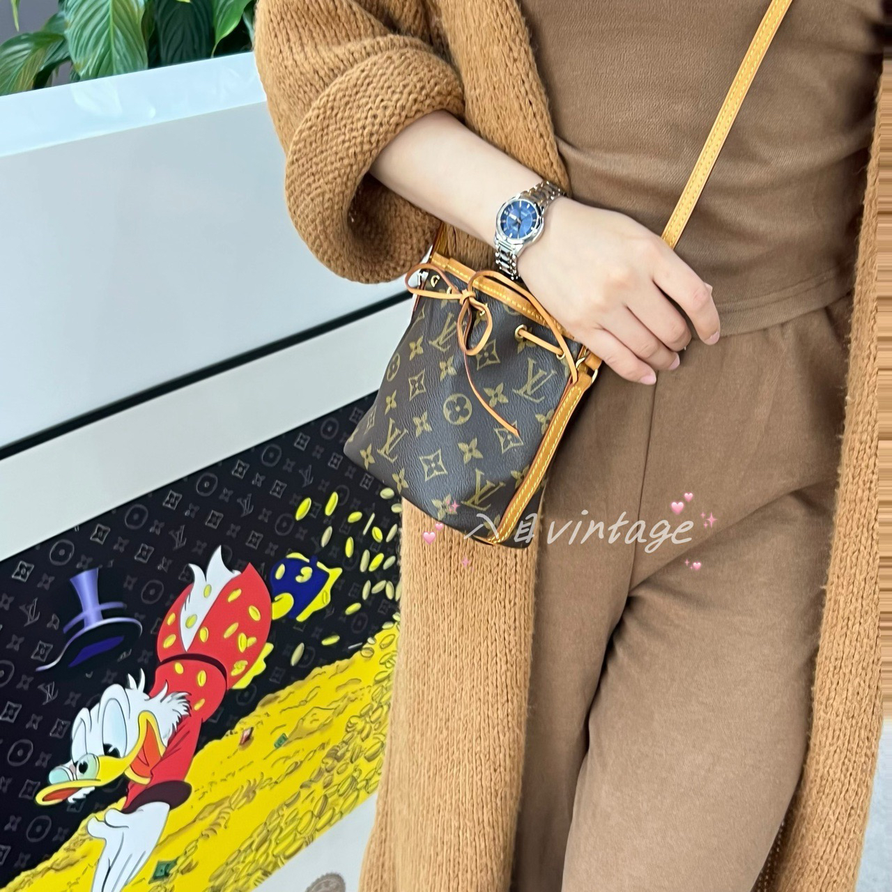95新 LouisVuitton/路易威登 入目  mini抽绳水桶单肩包17 71902