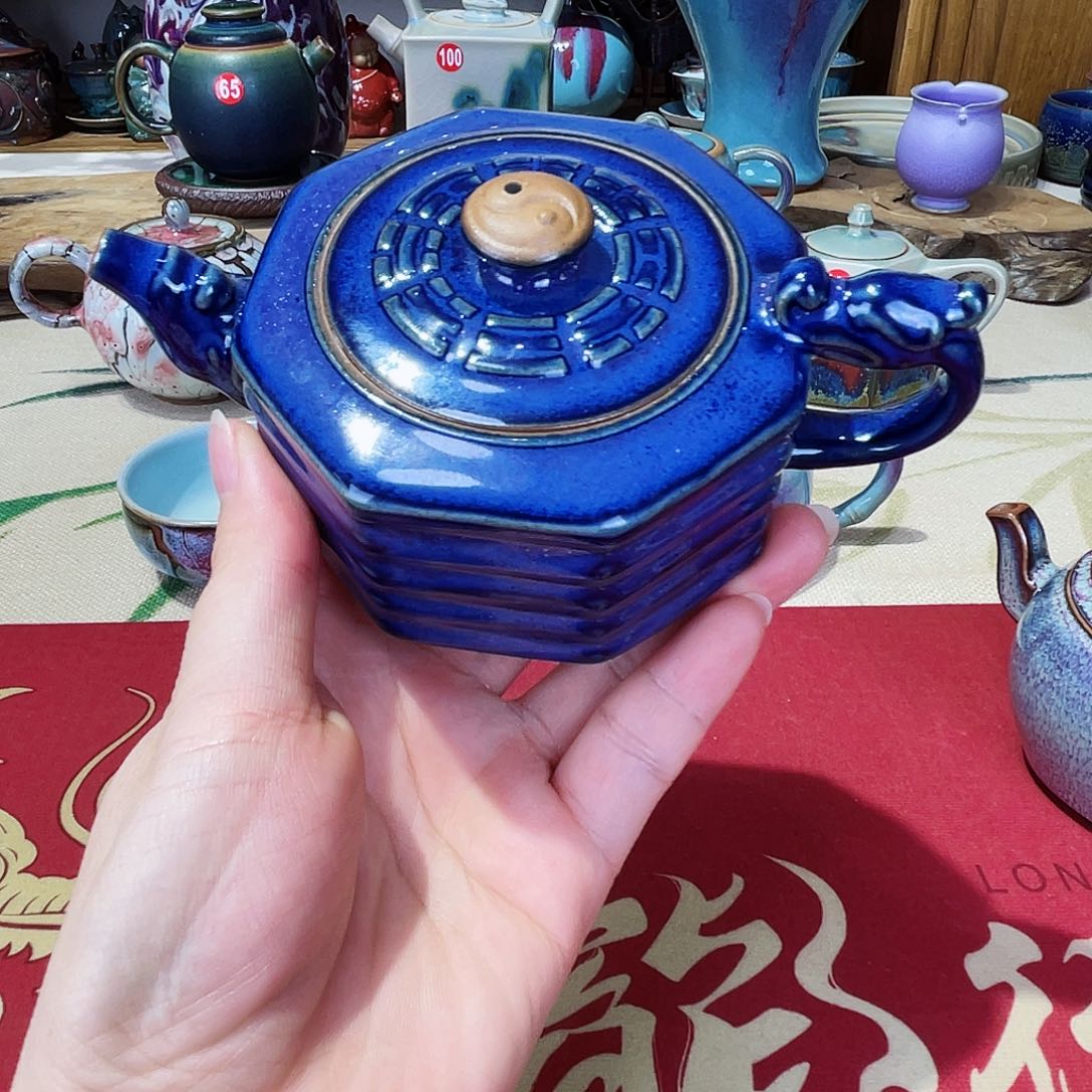 壶禹州钧瓷艺术作品