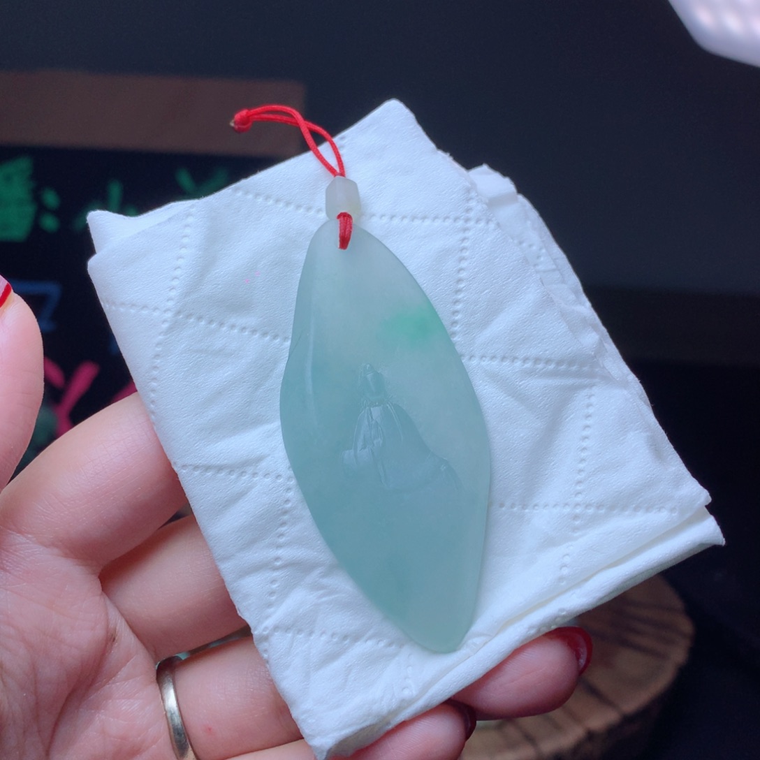 定制翡翠未镶嵌白*翡翠