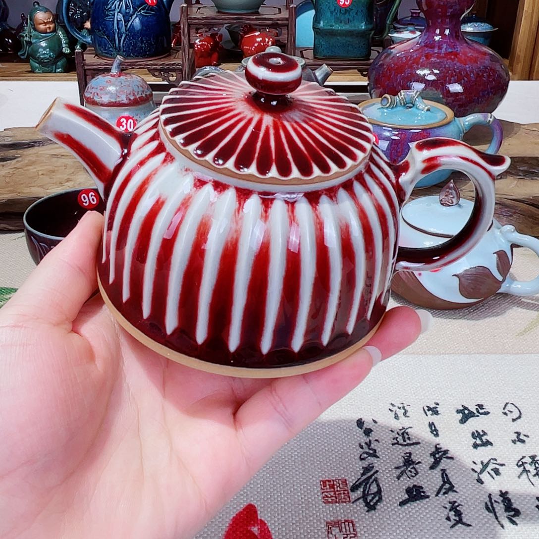 壶禹州钧瓷艺术作品