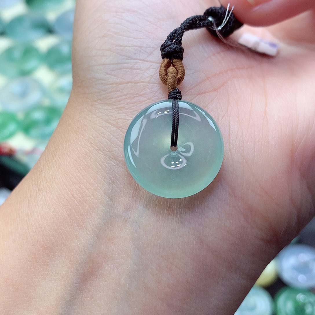 翡翠颈饰未镶嵌85尺寸19.1-5.1