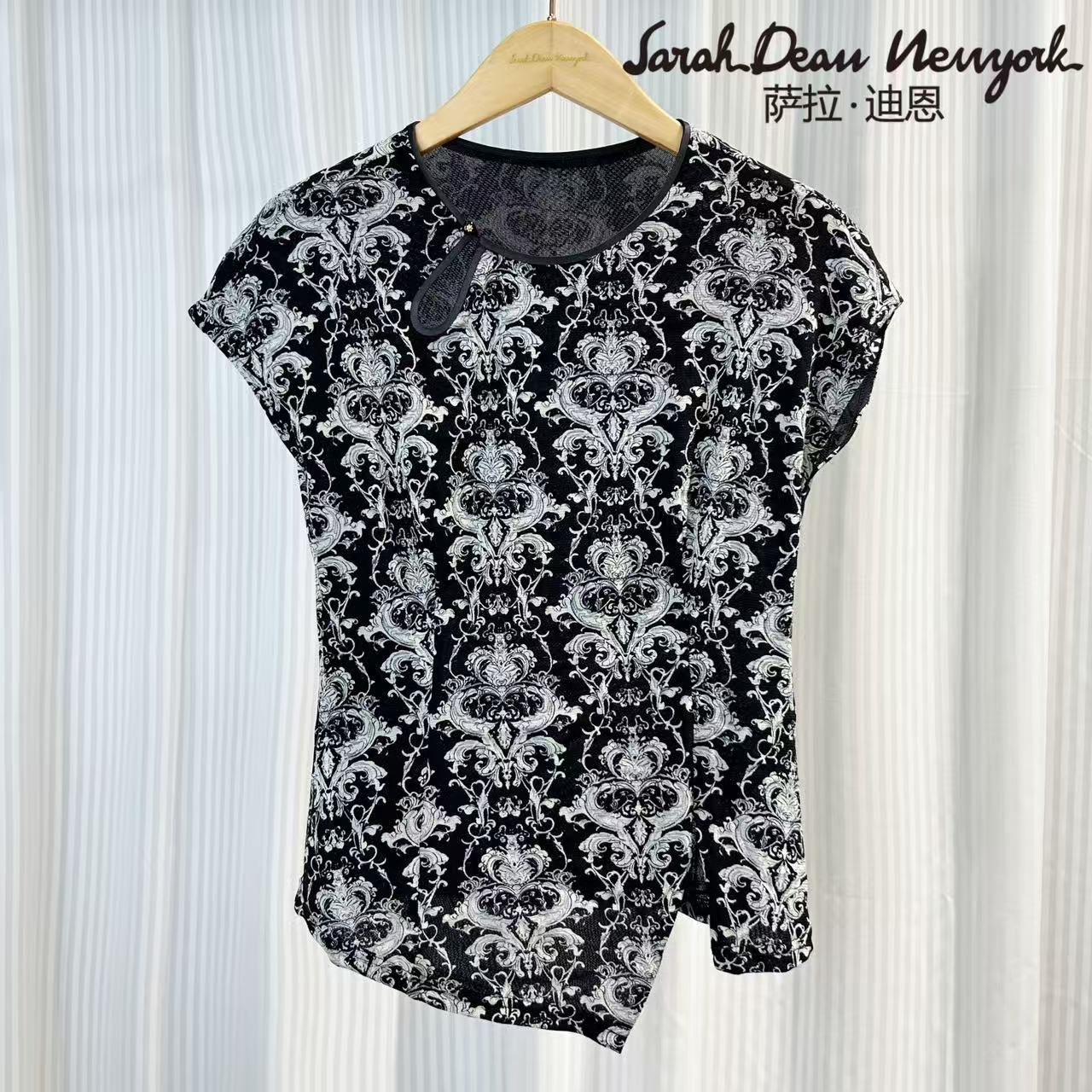 【萨拉迪恩】时尚百搭宫廷风气质高端优雅华丽上衣