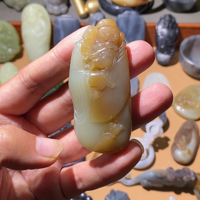 【闪购商品】和田玉挂件未镶嵌我*李