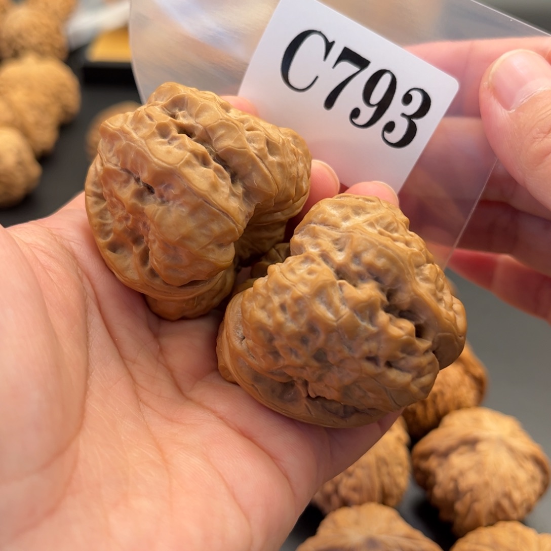 把件文玩核桃蛙蛙精品45肚48