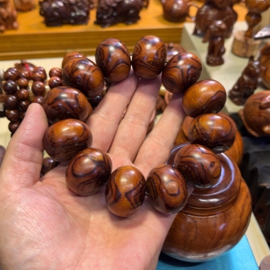 黄花梨/降香黄檀手串/手链黄花梨