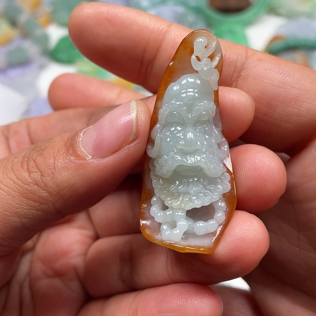 颈饰未镶嵌翡翠翡玉缘翡翠