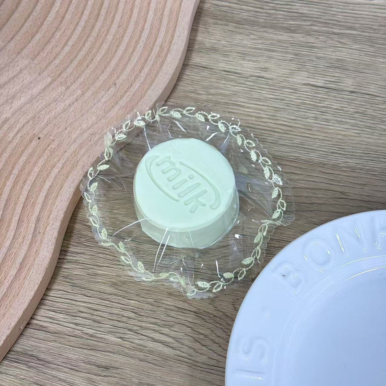 【奶酪泥】小号绿豆奶片 纯手工硅胶捏捏乐解压玩具