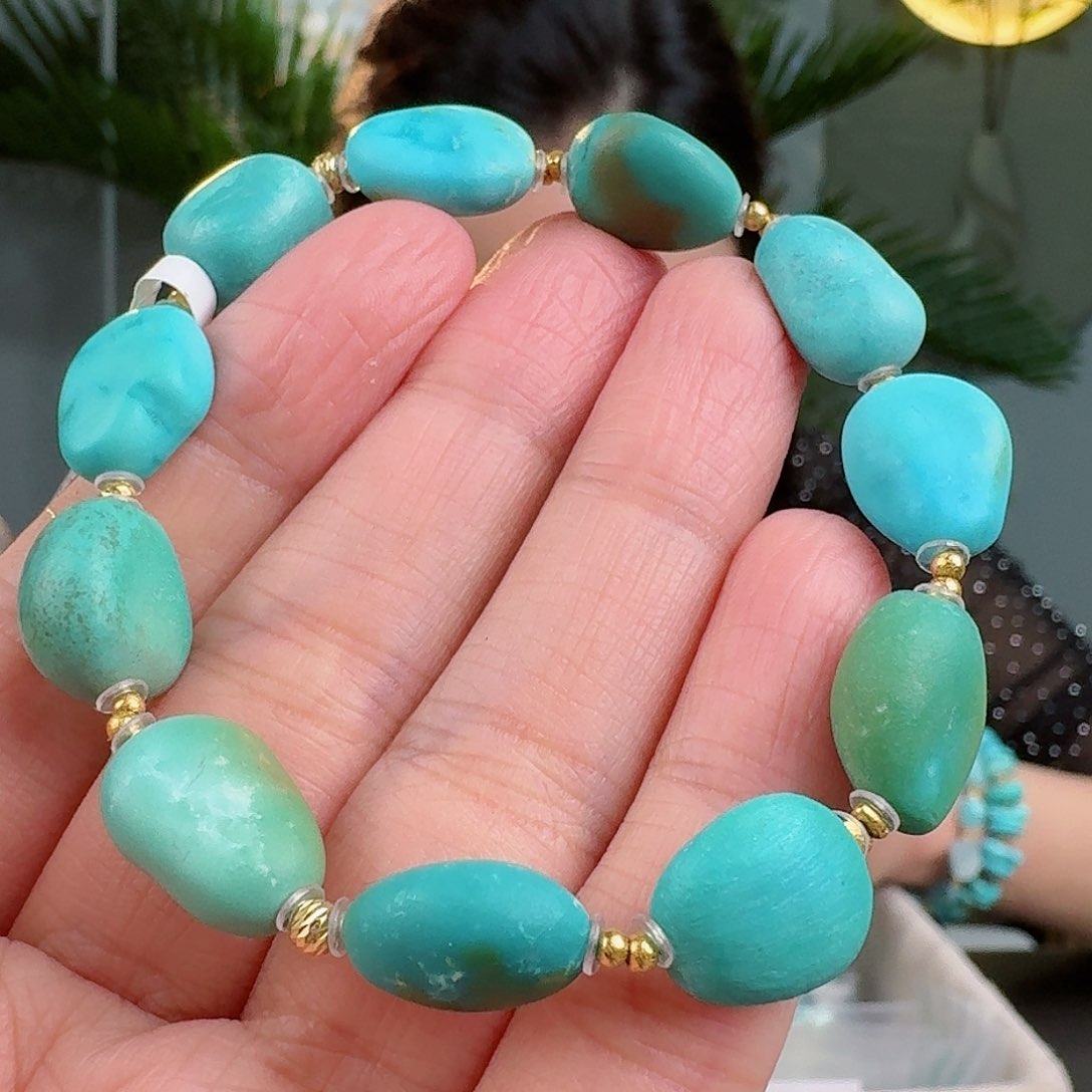 绿松石珠宝奇石未镶嵌