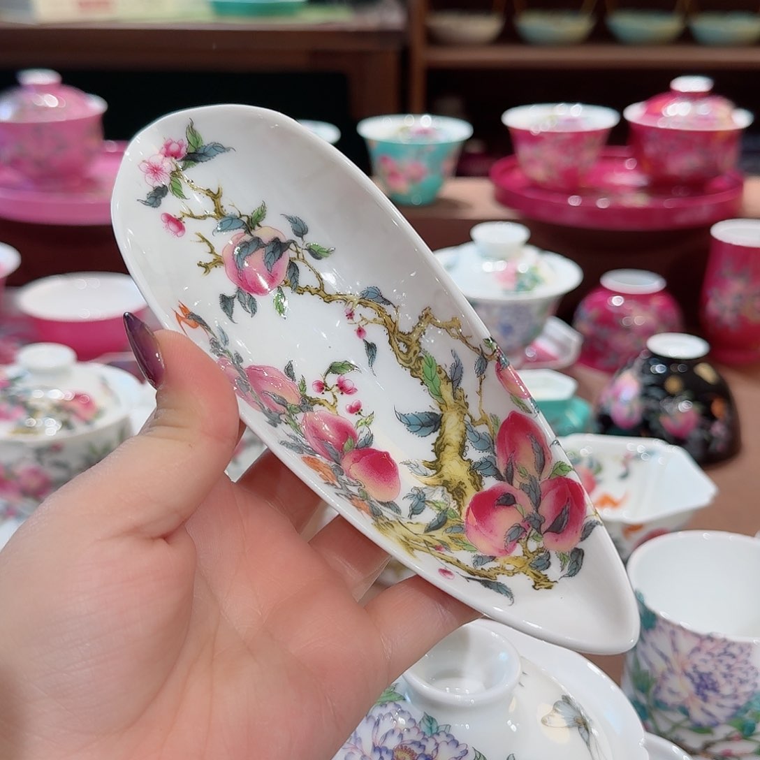 珐琅彩主人杯茶具套装
