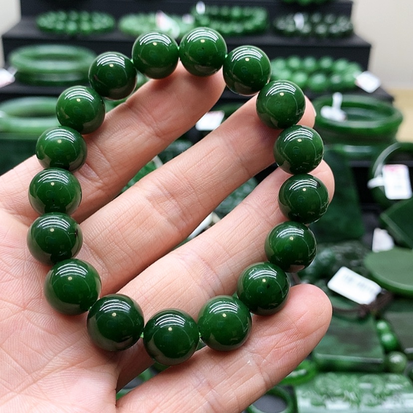 【闪购商品】和田玉（碧玉）手链未镶嵌