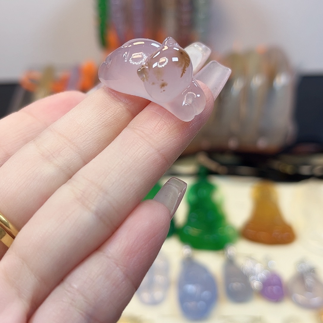 玛瑙/玉髓未镶嵌颈饰