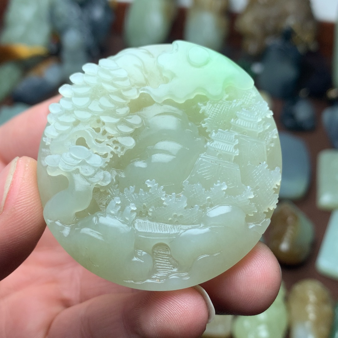 和田玉挂件未镶嵌