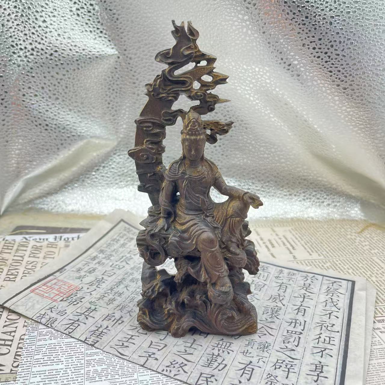 【善缘】bj0270水月观音 摆件(多样性发货)