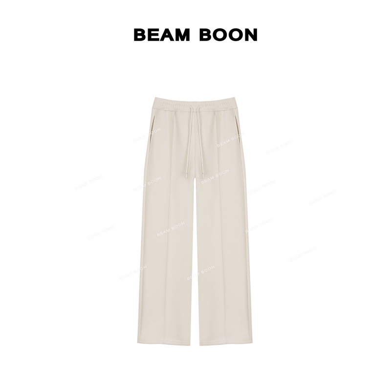 【腿精云绒裤】秋冬必入！超密锁温baby糯米绒立裁阔腿休闲裤