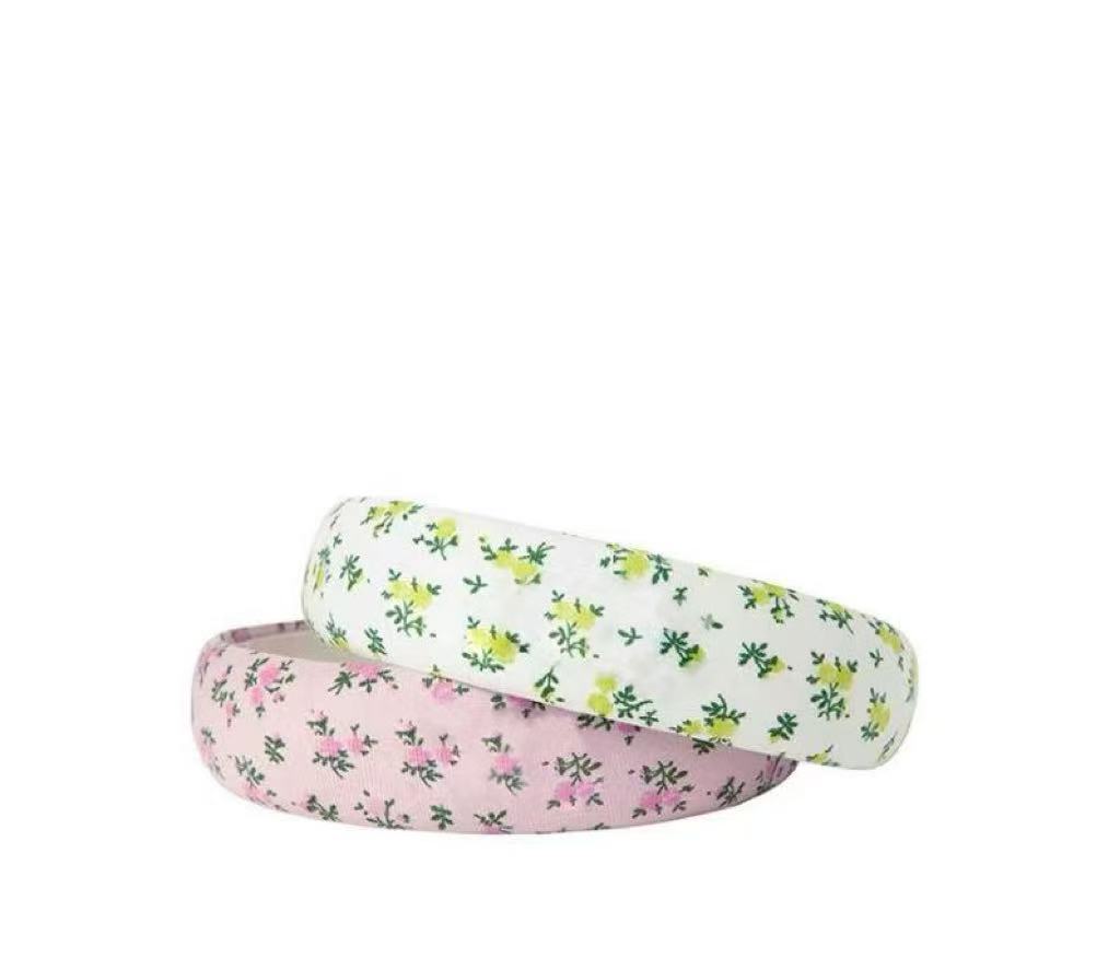 <小盒专属>出口韩国碎花发箍发圈发卡 宽3CM