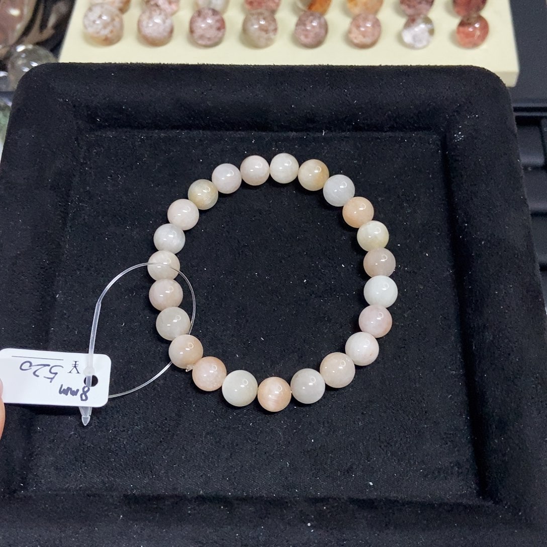 手链水晶未镶嵌兔毛8mm