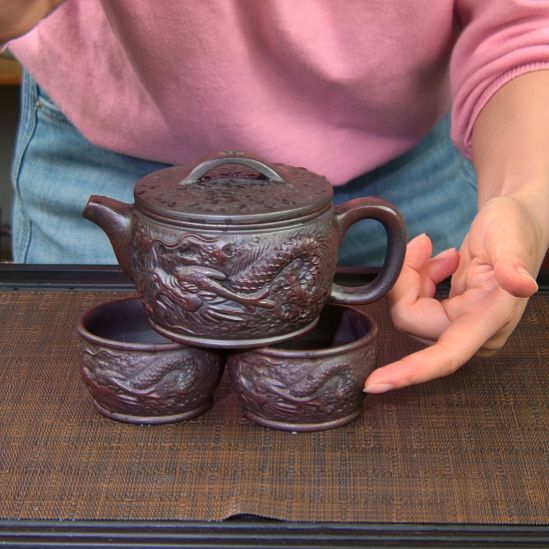 茶杯紫砂高货放漏