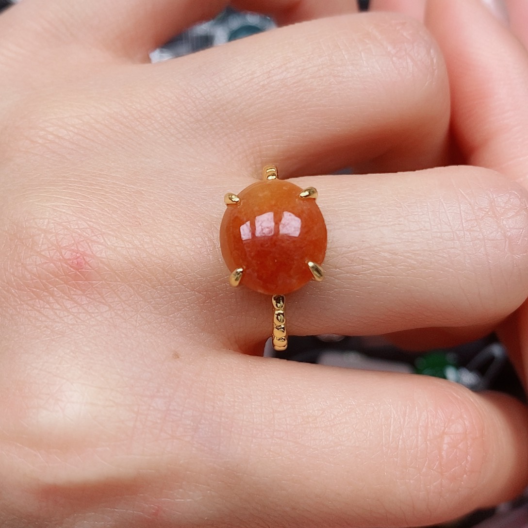 翡翠戒指未镶嵌戒指