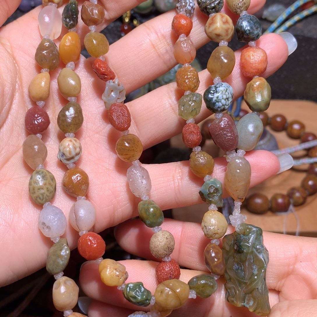 未镶嵌玛瑙/玉髓珠宝半成品