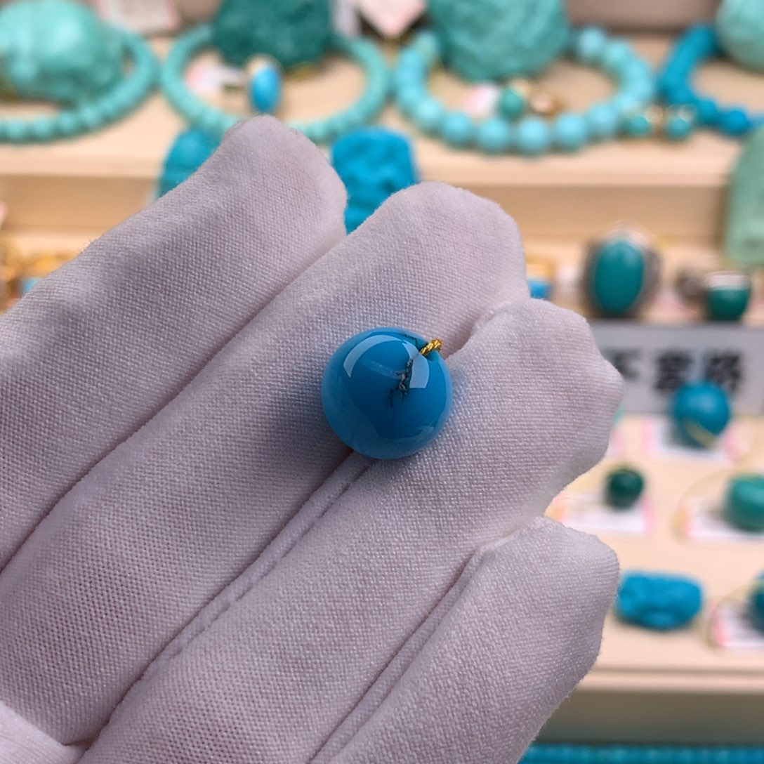 绿松石珠宝奇石未镶嵌12.2