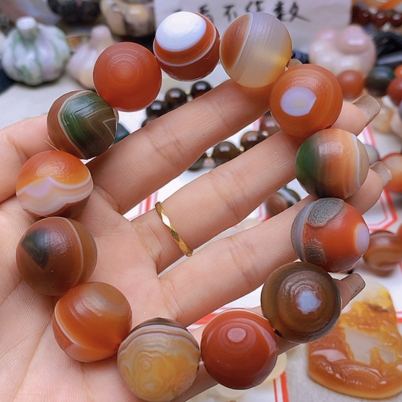 【闪购商品】未镶嵌玛瑙/玉髓珠宝半成品科***量