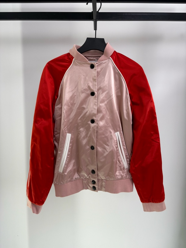 未使用 BURBERRY/博柏利 Burberry红色拼接外套【专属】