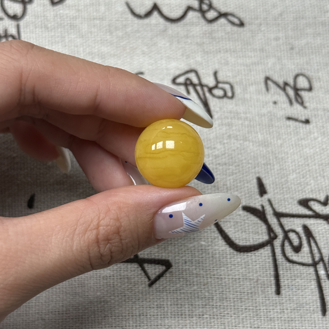 17.8mm 焦皮 小刘珠宝天然原矿琥珀蜜蜡圆珠