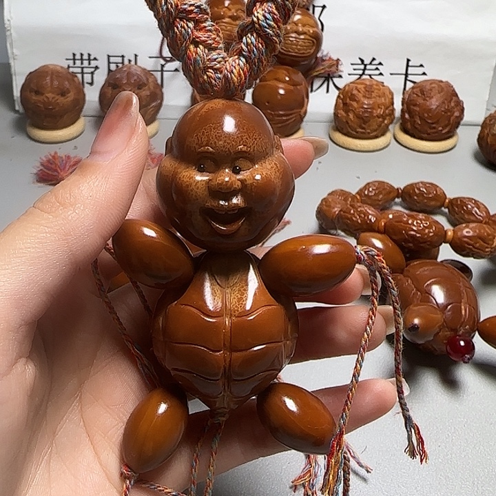 海***洋手串/手链橄榄核橄榄核核雕