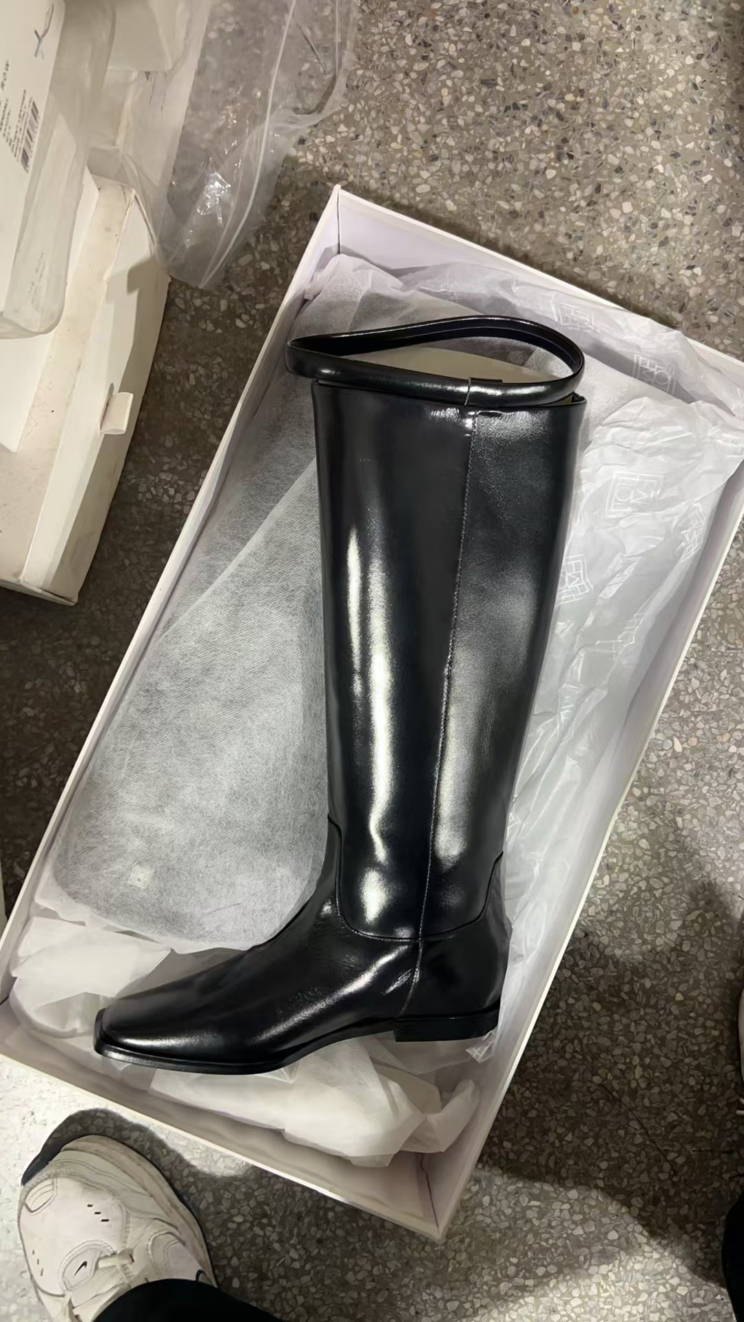 扣号专用链接拍369  备注编号真皮女靴长筒骑士时尚黑色