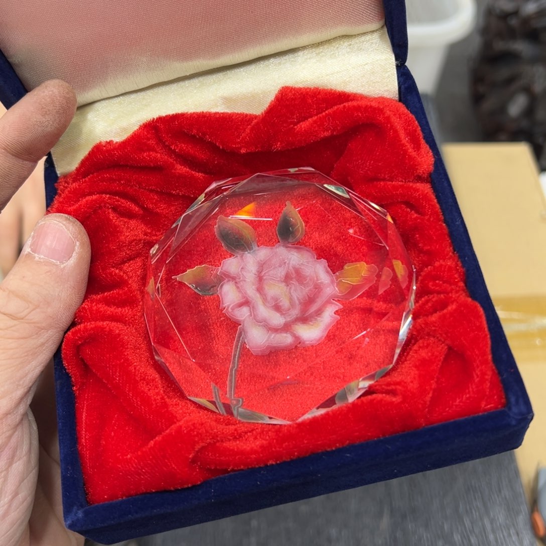 玻璃中古工艺品摆件