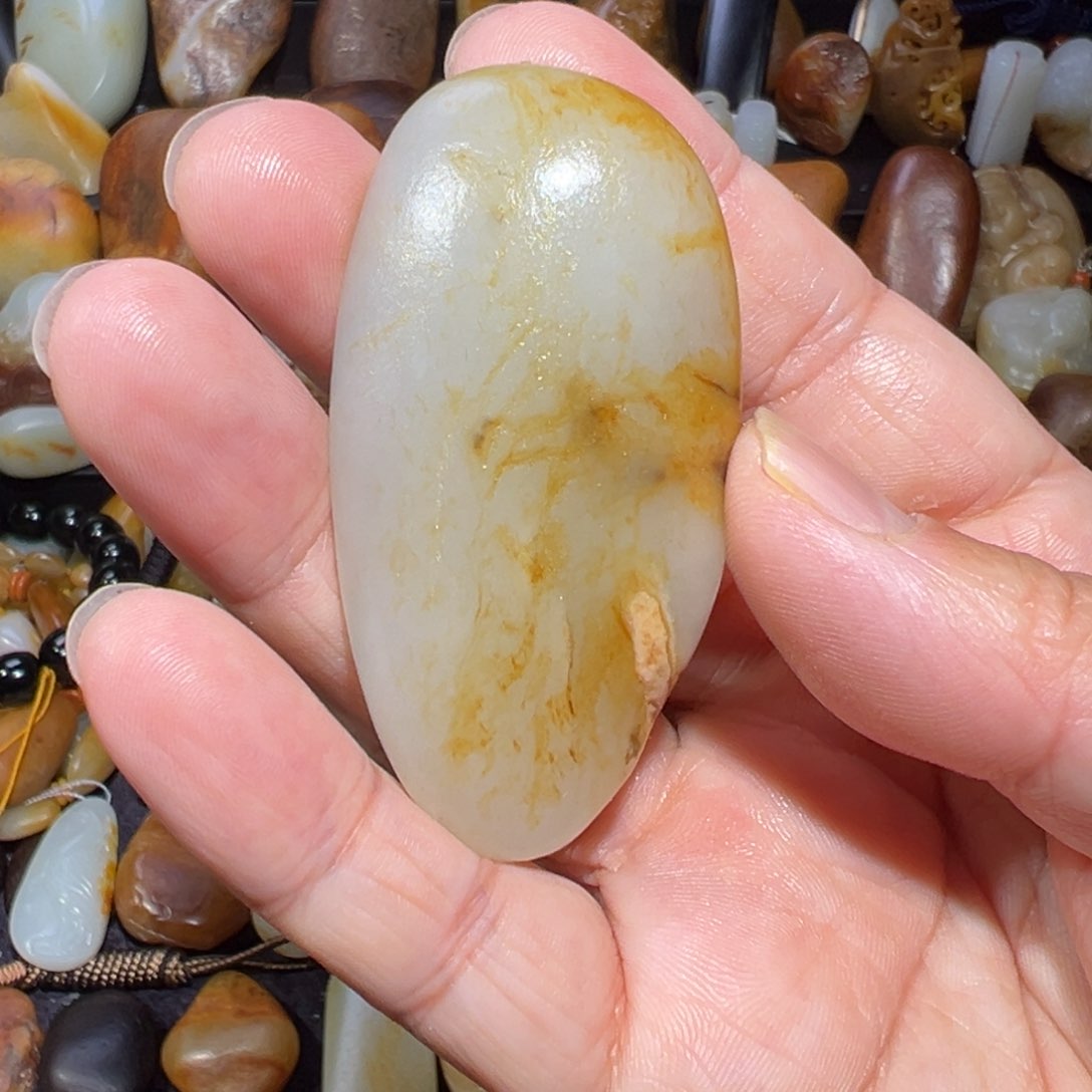 和田玉吊坠(不含链)未镶嵌