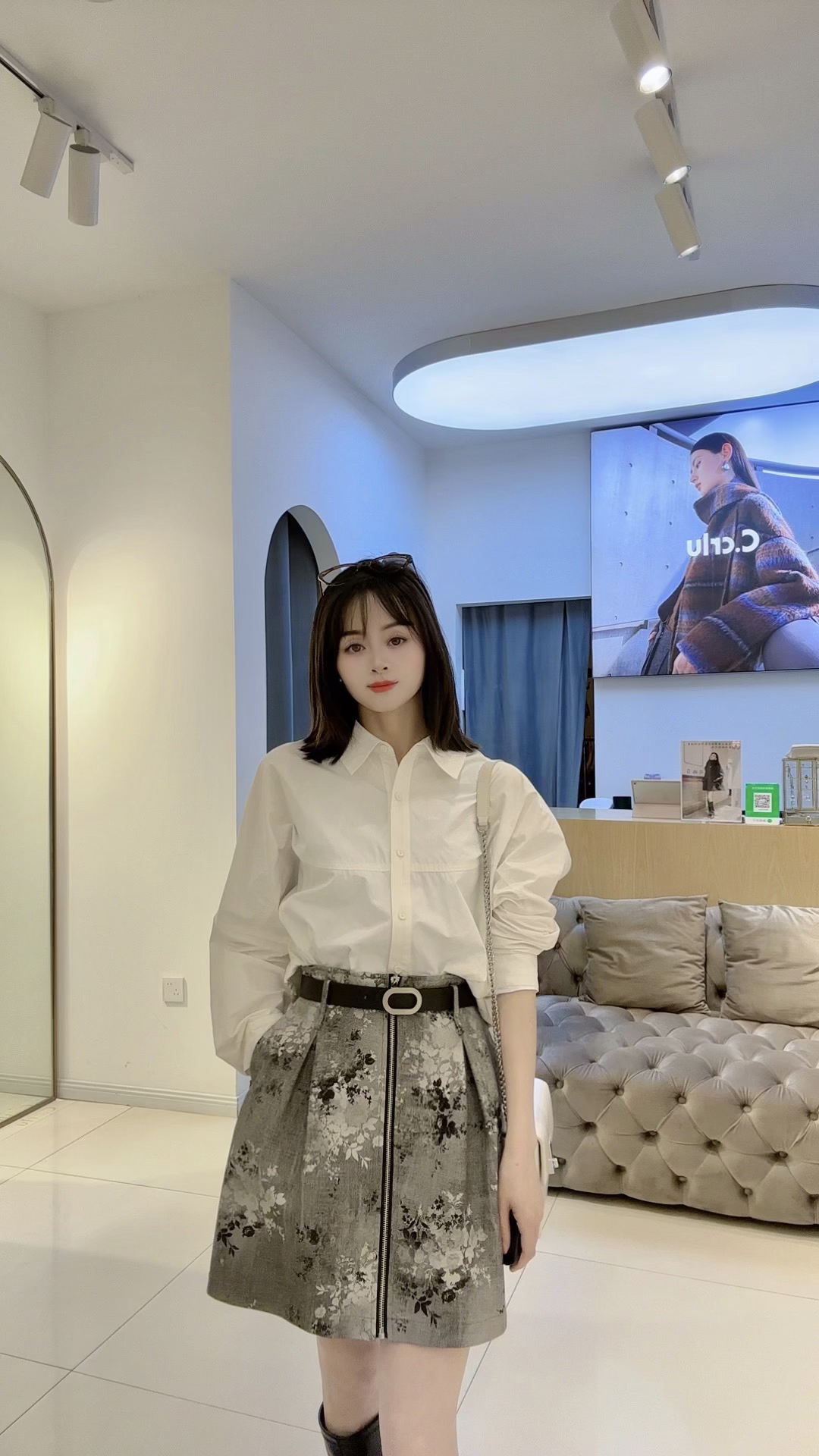 C.crlu可路莎 截短衬衫 25春新款