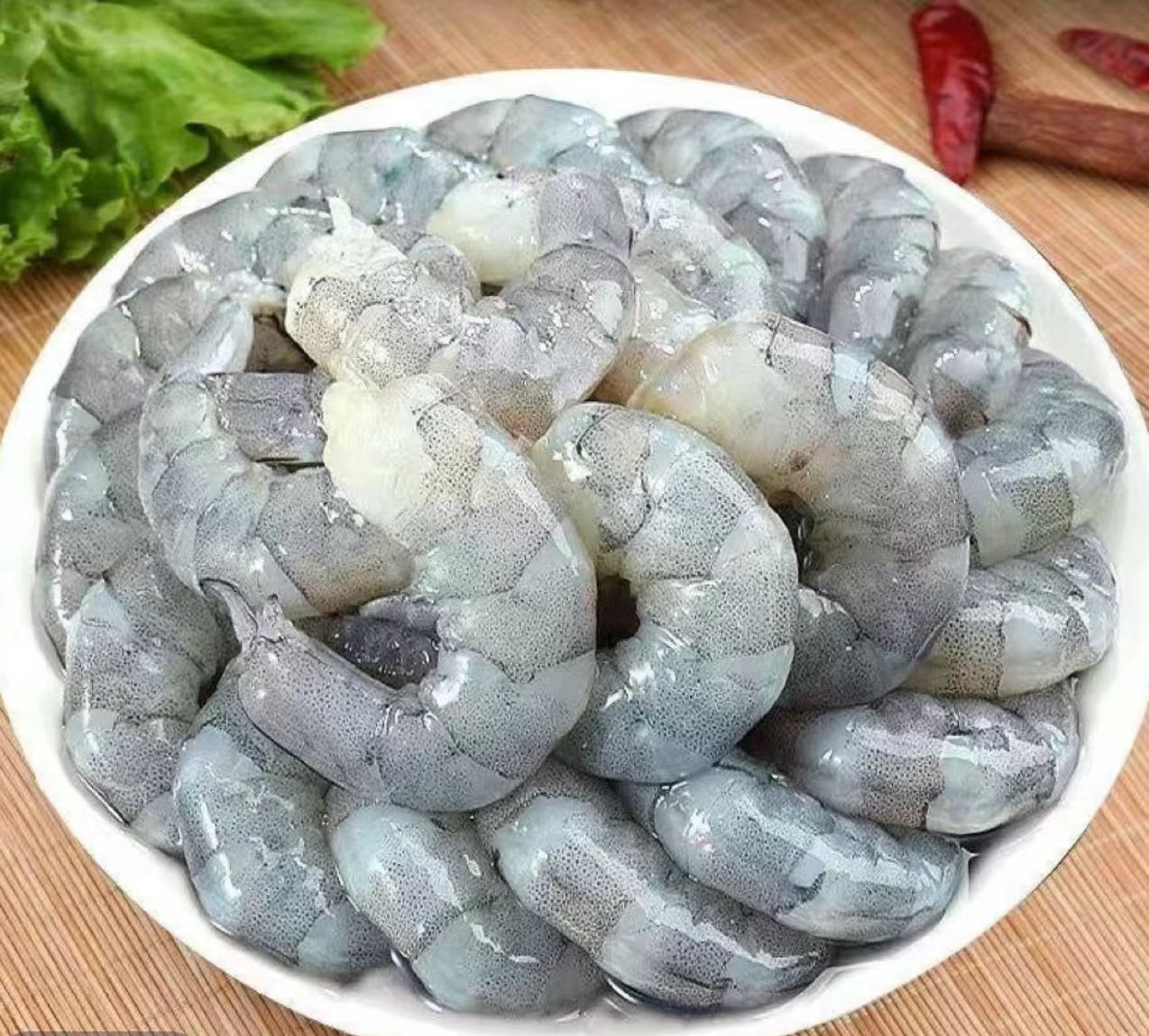 【青虾仁】高盐冻虾仁海虾仁 有冰衣虾仁个大味美营养丰富5斤装