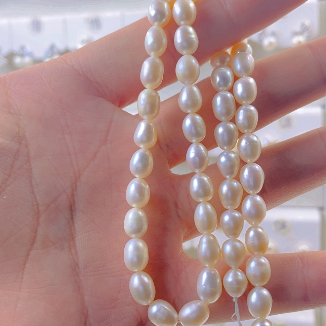 淡水珍珠耳饰银S925镶嵌繁*