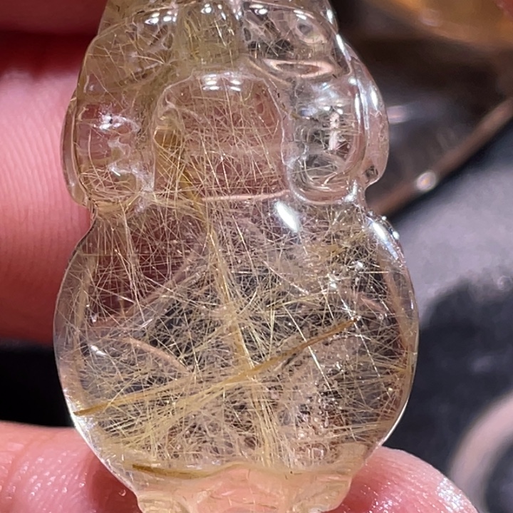 -***Y未镶嵌颈饰发晶钛