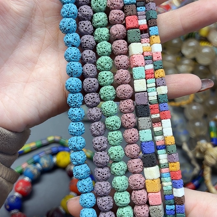 颈饰琉璃火山石10元1条111111