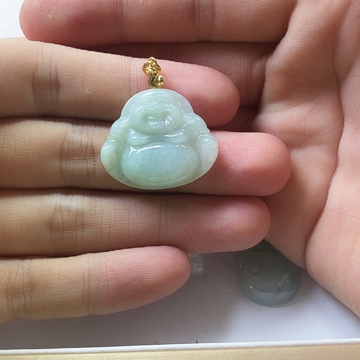 翡翠未镶嵌颈饰天然缅甸a货翡翠