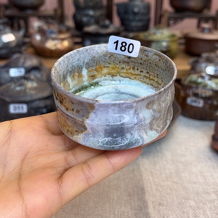 裸柴烧陶瓷手工茶器