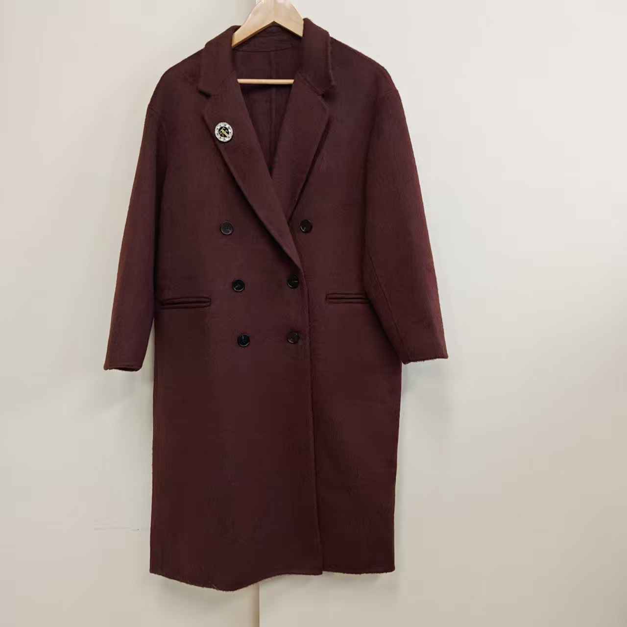 【尚雅专属】商场同款冬季新品绵羊毛耗牛绒大衣N2110A44999