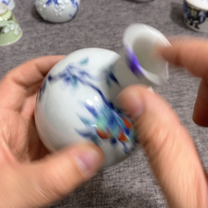 紫砂茶杯非常漂亮好看的花瓶